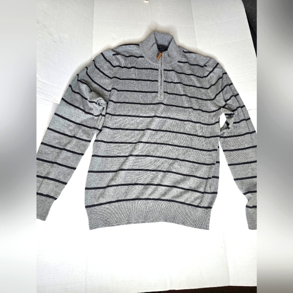 St. John's Bay Striped Pullover Cardigan